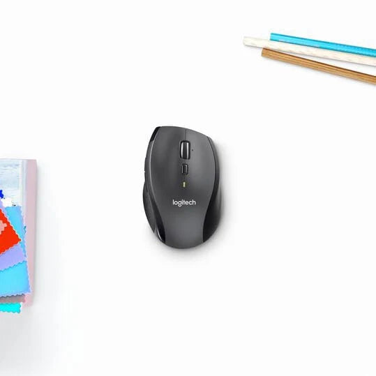 Wireless Keyboard and Mouse Combo, Full-Size, Black H49849