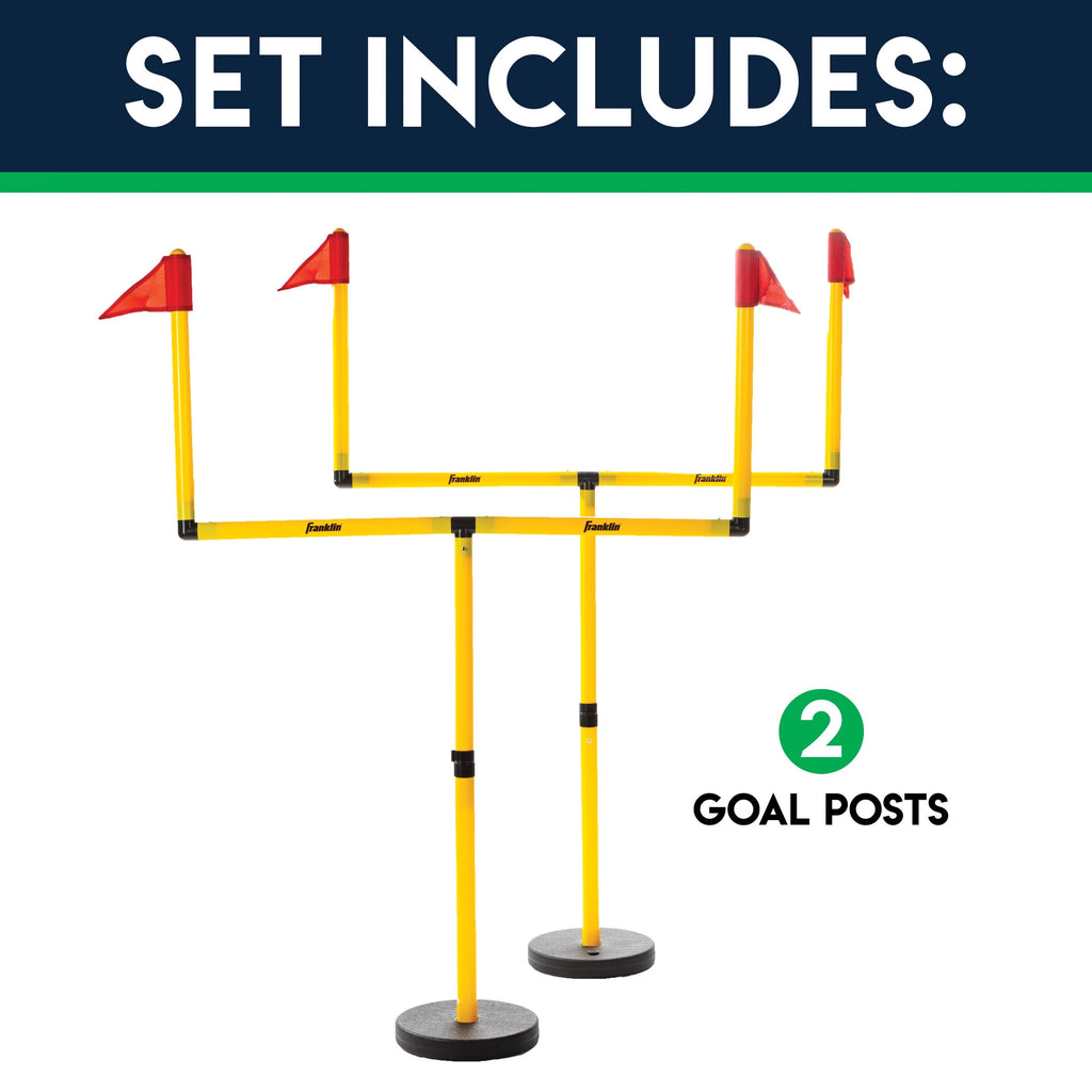 Adjustable 2 Goal Football Post Set O992